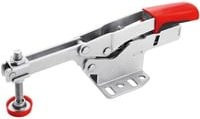 Bessey Waagrechtspanner STC-HH70 mit offenem Arm und waagrechter Grundplatte in Silber und Rot - Bild 1