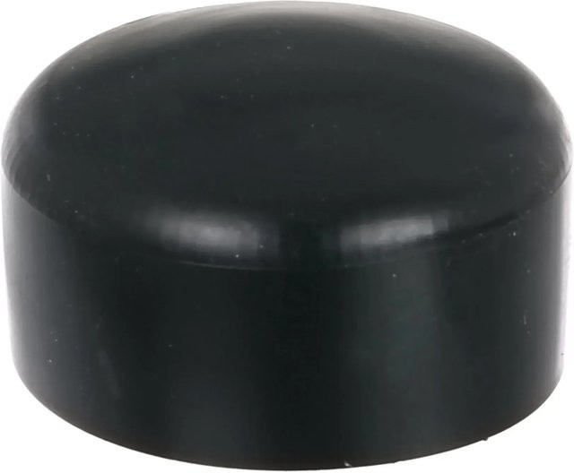 GAH Alberts Pfostenkappe rund aus Kunststoff in Schwarz, Durchmesser: 6 cm - Bild 1