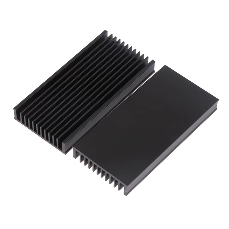 JTZTF Aluminium-Kühlkörper für Hochleistungs-LED, IC-Lüfter und Leistungsverstärker, B/T/H: 100 x 50 x 12,7 mm - Bild 2