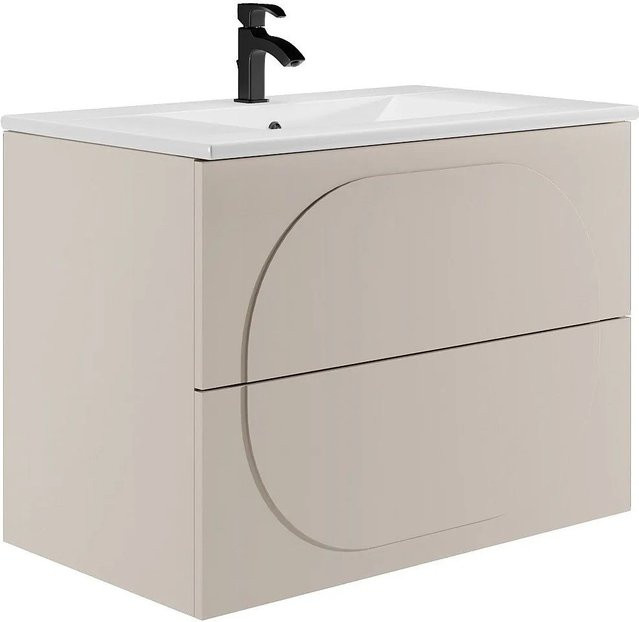 Vutoma Einzelwaschtisch Beige B: 80 cm, T: 60 cm, H: 46 cm - Bild 1