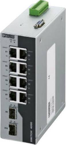 Phoenix Contact 2891062 FL SWITCH 4008T-2SFP Industrial Ethernet Switch 10/100/1000MBit/s in Grau - Bild 1