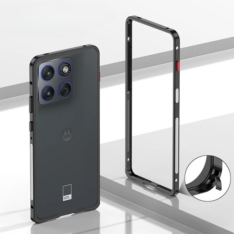 Stoßfeste Metall Schutzhülle für Motorola Edge 70 60 Fusion in Grün - Bild 2