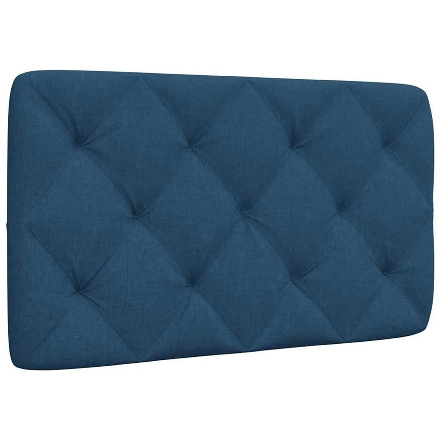 vidaXL Kopfteil-Kissen aus Stoff in Blau, Breite: 90 cm - Bild 2
