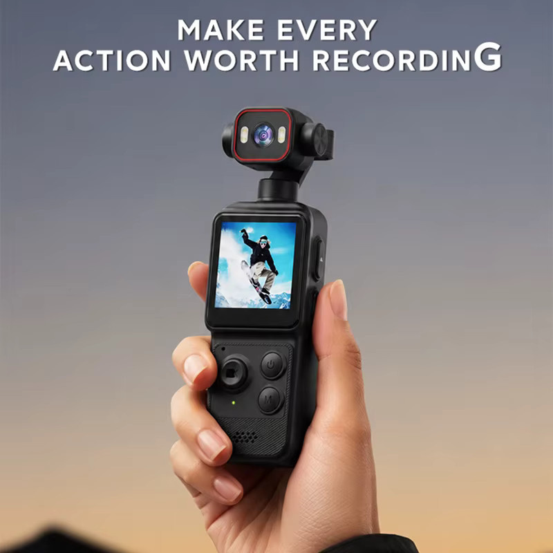 Lenovo Mini 4K Pocket Action-Kamera mit 140 Grad Weitwinkelobjektiv, WiFi und 1,54 Zoll HD-Bildschirm in Schwarz - Bild 6