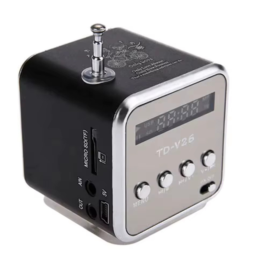 AyeBeau Mini Bluetooth-Lautsprecher mit FM-Radio und MP3-Player als tragbare kabellose Soundbox - Bild 6
