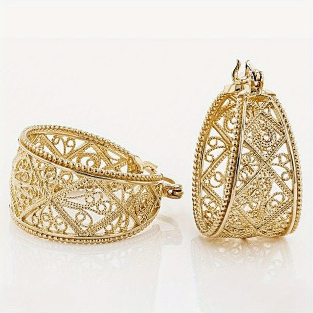 YoYo Creolen, vergoldet, Gold, Damen - Bild 1