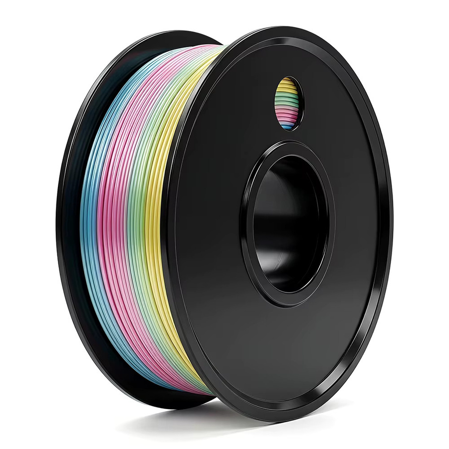 3D Maliang PLA Seide Filament Set in Regenbogen Macaron und Regenbogen Universum, 1,75 mm, 2 x 250 g - Bild 3