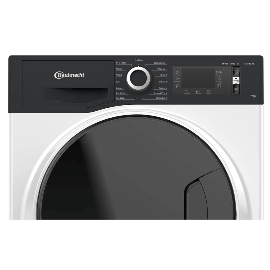 Bauknecht Waschmaschine SteamPlus9A2JGSP Frontlader weiß B/H/T: 59,5 x 85 x 60,5 cm - Bild 3