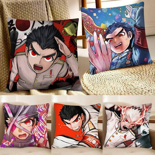 Kiyotaka Ishimaru Danganronpa Anime Kissenbezug Square, Mehrfarbig, 40 x 40 cm - Bild 1