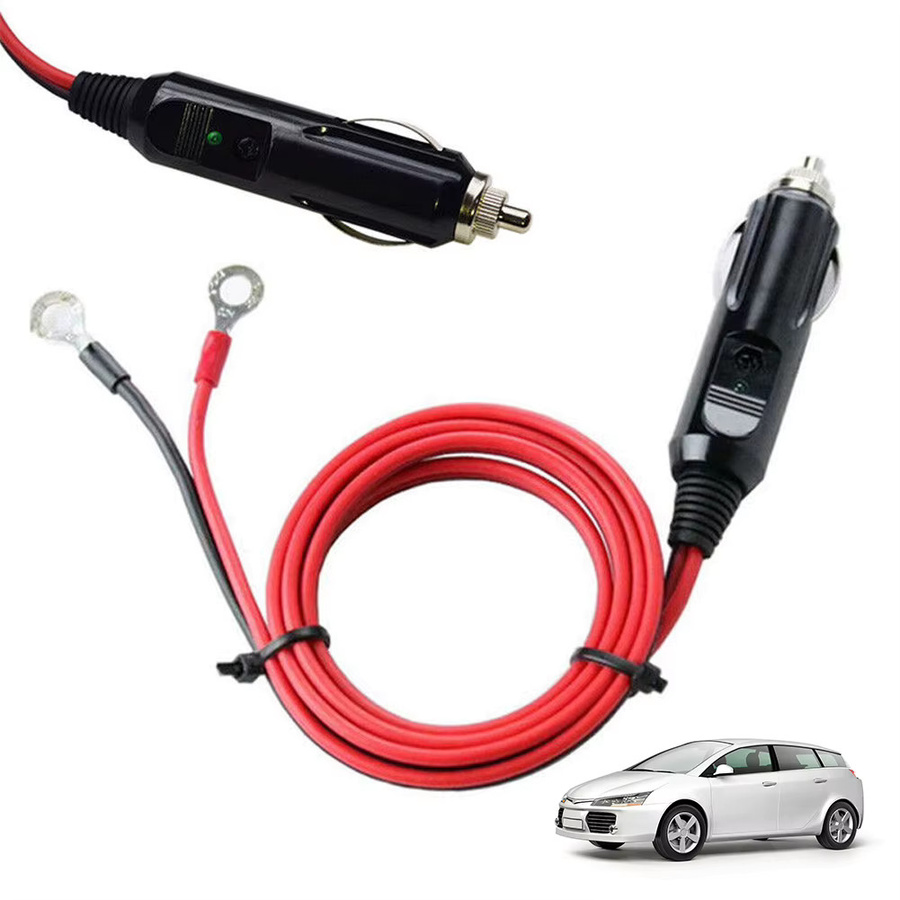 ALLOYSEED Zigarettenanzünder-Adapter Auto-Stecker mit 50 cm Kabel für 12-24V Stromversorgung - Bild 4