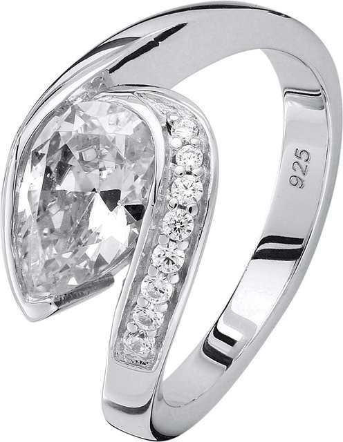 heine Ring, 925 Silber, Zirkonia, Unisex - Bild 1