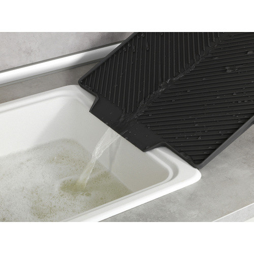 Wenko Abtropfmatte Nelia Maxi Grau B/T: 40 x 35 cm - Bild 3
