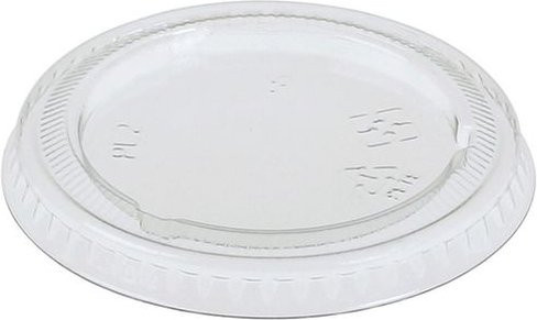 naturesse PLA Deckel transparent Durchmesser: 6,2 cm, 2000 Stück pro Packung - Bild 1
