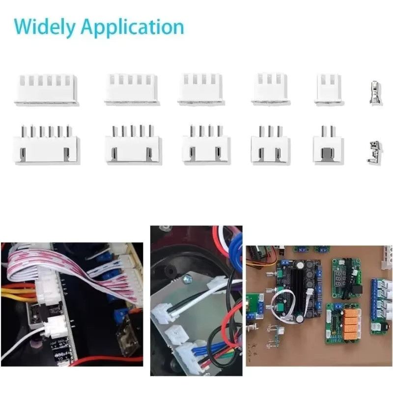 500er Set JST-XH Stecker Kit mit 2/3/4/5/6 Pin Gehäusen und 2,54mm Crimp Terminals in Weiß für RC Drohnen, 3D Drucker und Arduino Projekte - Bild 2
