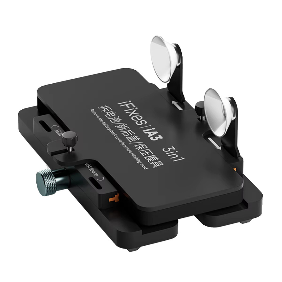 SAYTL Multifunktionale Handy-Reparaturvorrichtung zur Bildschirm- und Rückseitenentfernung sowie Mainboard- und Batterie-Inspektion in Schwarz - Bild 3