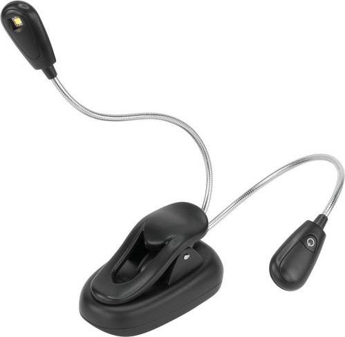 Ansmann Twinflex 1600-0119 LED Tischlampe mit Clip in Schwarz und Silber - Bild 1