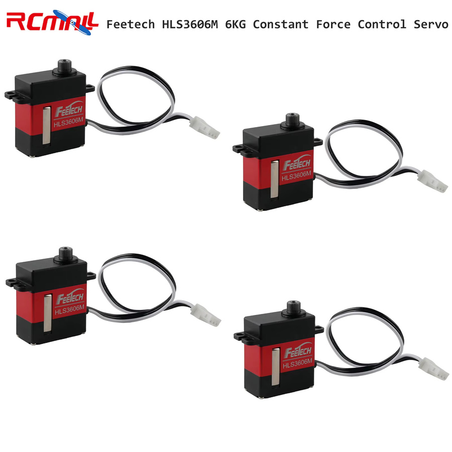 Feetech HLS3606M 6V 6kg Konstantkraft-Einachs-TTL-Servo mit Vollmetall-Kernlosmotor und 360-Grad-Magnetencoder, 4 Stück - Bild 2