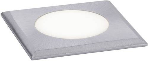 Paulmann Bodeneinbauleuchte LED 2W Edelstahl Silber Quadratisch für den Garten - Bild 1