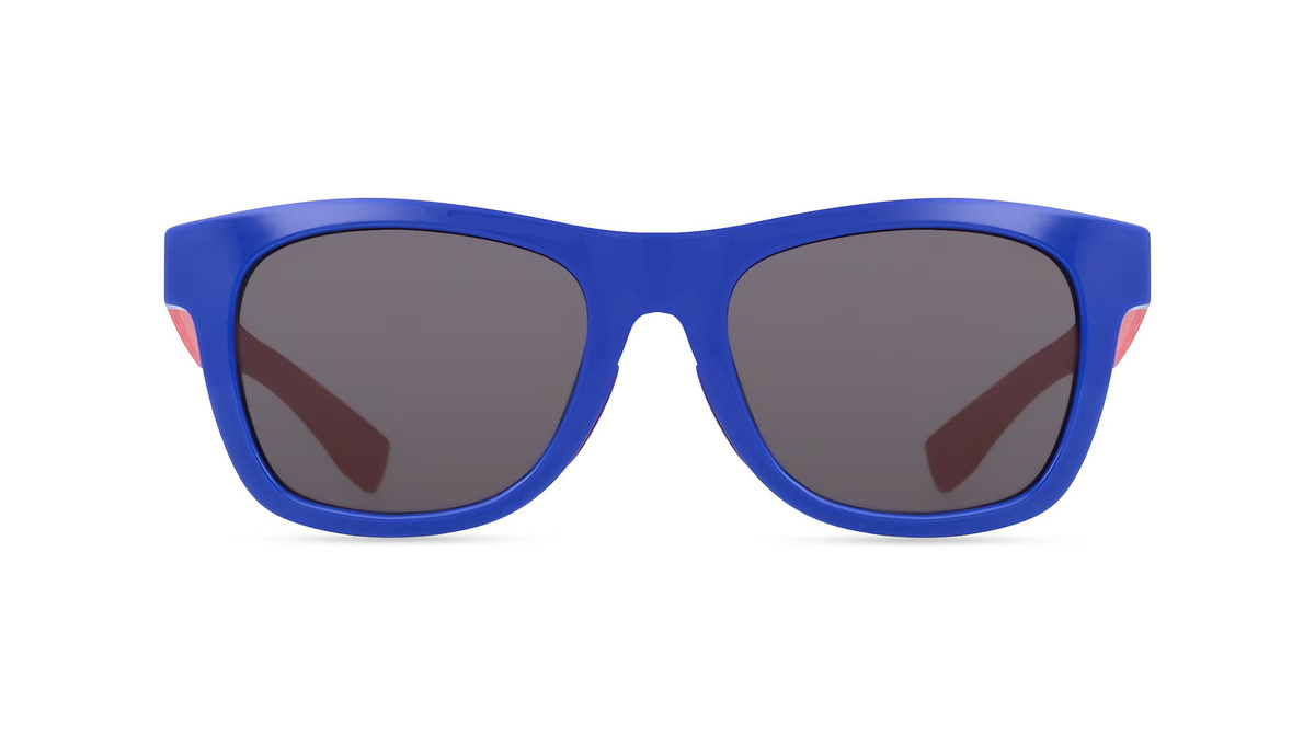 Lacoste L3617S Kinder-Sonnenbrille, Vollrand, Quadratisch, Kunststoff, blau, grau - Bild 1