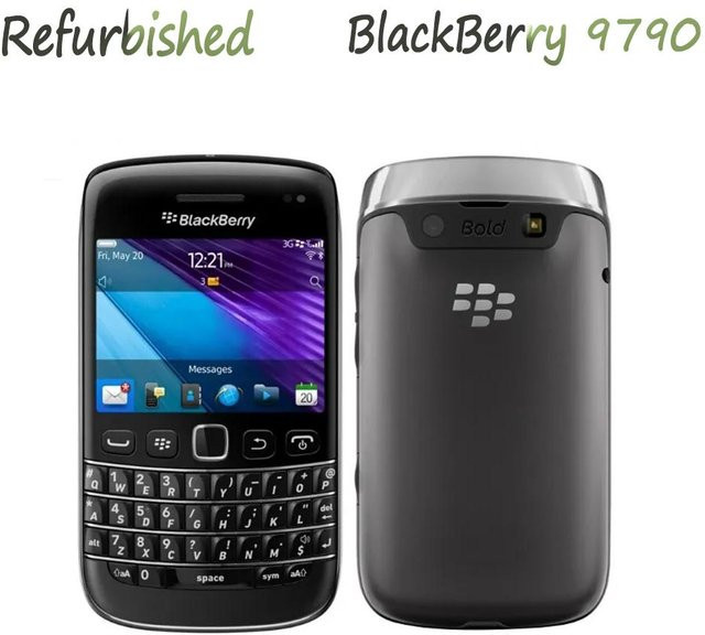 Blackberry 9790 Mobiltelefon mit 5MP Kamera und 3G-Netzwerk in Schwarz (refurbished) - Bild 1