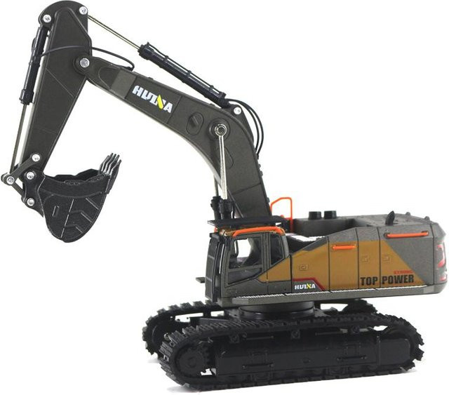 Huina Simulations-Legierungsbagger, Modell, 1:50, Metall, ab 4 Jahren - Bild 1