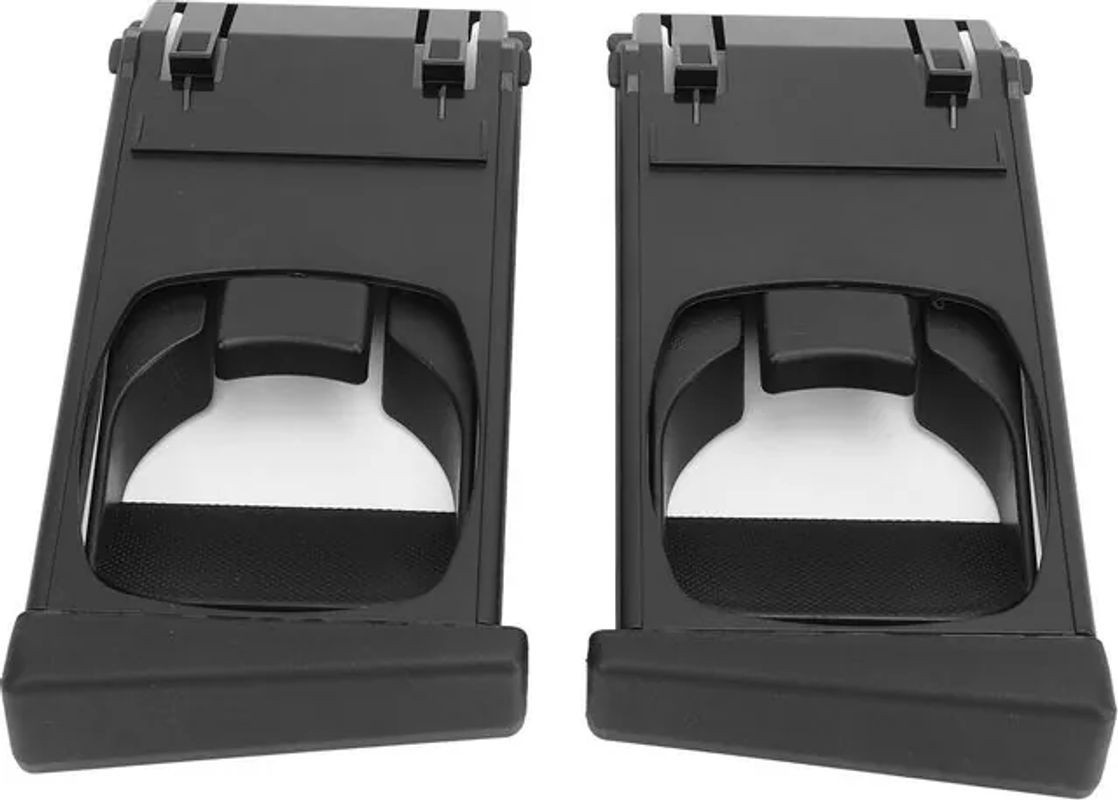 2 Stück Qiilu Dash-Getränkehalter für Toyota Hilux Vigo 2005–2015 in Schwarz aus Kunststoff - Bild 1