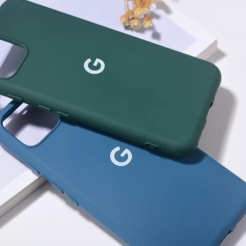 Stoßfeste Flüssigsilikonhülle für Google Pixel 4, Pixel 4a und Pixel 4 XL in Schwarz - Bild 2