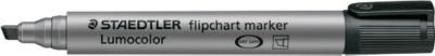 STAEDTLER Lumocolor Flipchartmarker Permanent mit Keilspitze in Schwarz (2-5 mm) - Bild 1