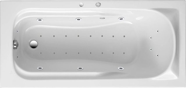 Ottofond Whirlpool Korfu Premium Weiß B: 170 cm, T: 80 cm - Bild 1