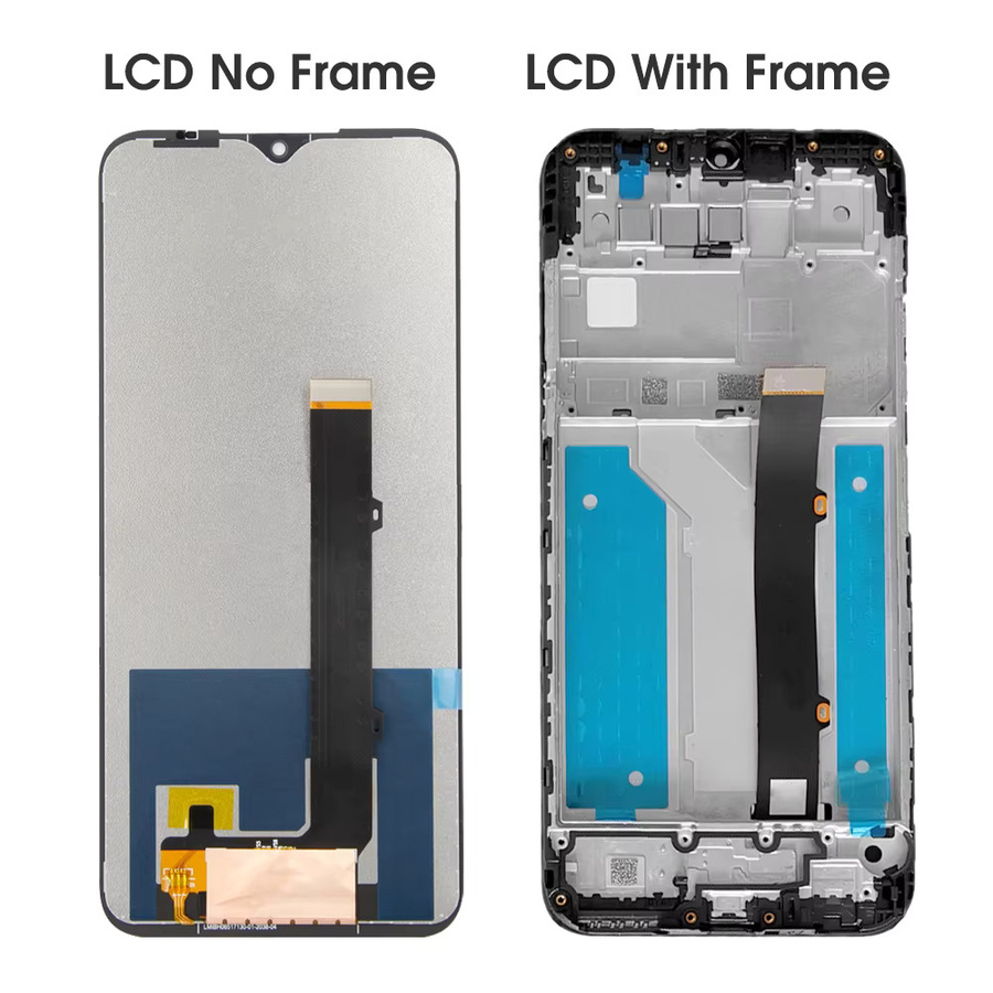 LG K41S LCD Display Touchscreen Digitizer Montage mit Rahmen in Schwarz (LMK410EMW) - Bild 3