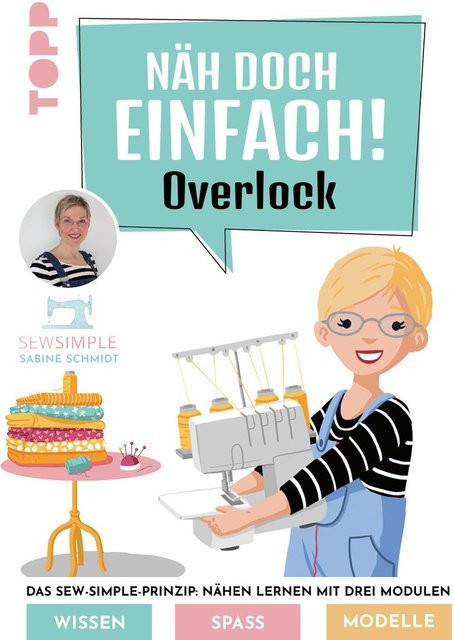 Näh doch einfach Overlock von Sabine Schmidt, Hardcover - Bild 1