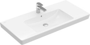 Villeroy & Boch Möbelwaschtisch Subway 2.0, weiß, rechteckig, mit Überlauf, Wandmontage, Breite: 100 cm, Tiefe: 47 cm - Bild 1