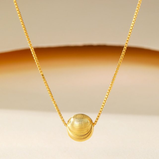 SOMILIA Halskette 925 Silber, Gold, Perle, Damen - Bild 1