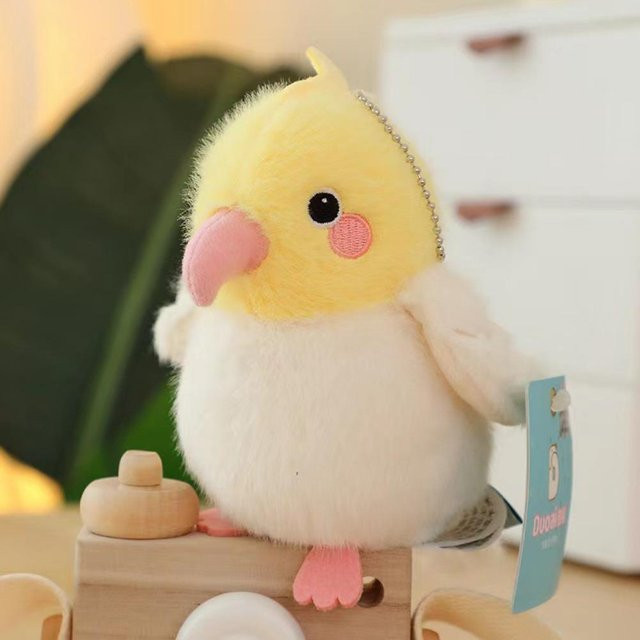 Yiran toy Vogel Plüschtier, Bunter Papagei Spatz, ab 3 Jahren - Bild 1