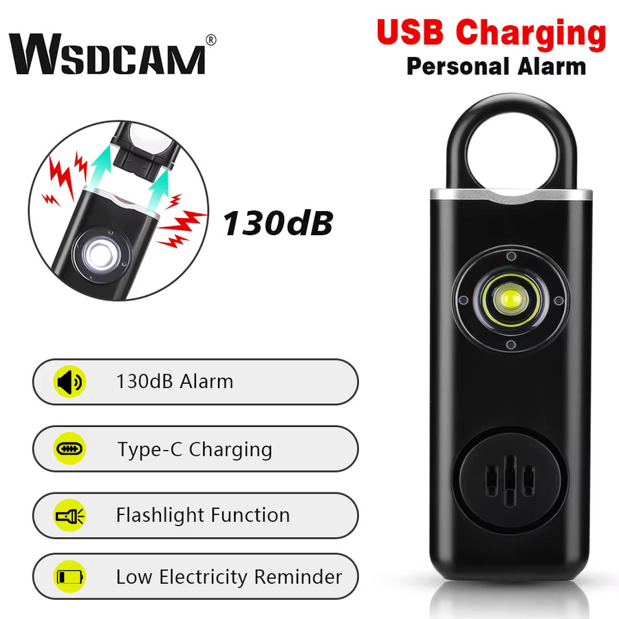 Wsdcam Selbstverteidigungs-Alarm mit 130dB Lautstärke als Notfall-Panikalarm für Frauen und Kinder inklusive Schlüsselanhänger - Bild 6