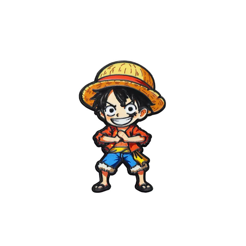 ONE PIECE Rucksack-Pin, Luffy Zoro Chopper, Bunt / Mehrfarbig, Metall - Bild 3
