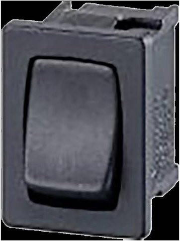 Bachmann Wippschalter 924.184 in Schwarz aus Kunststoff - Bild 1