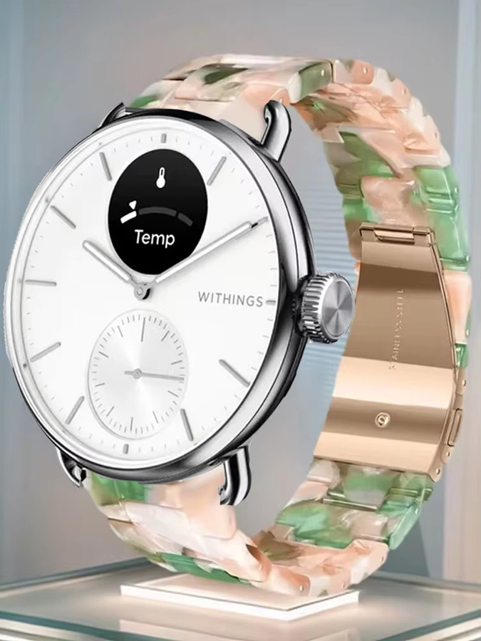 Withings Uhrenarmband Harz, Bunt, Unisex, 20 mm - Bild 3