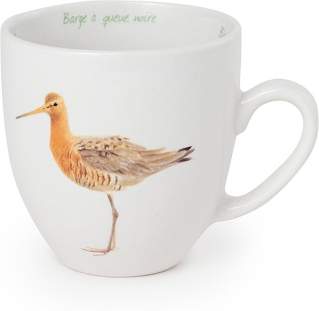 Tasse Uferschnepfe von CJ Wildlife, weiß, Keramik, mikrowellen- und spülmaschinenfest - Bild 1