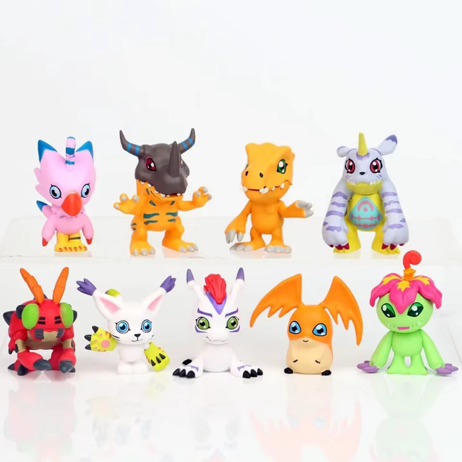Bandai Digimon Adventure Mini-Monster-Spielzeug, 9-teiliges Set - Bild 4