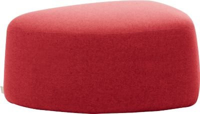 Leyform GOGO Pouf Polstermöbel, oval, rot, B: 98 cm, T: 91 cm, H: 44 cm - Bild 1