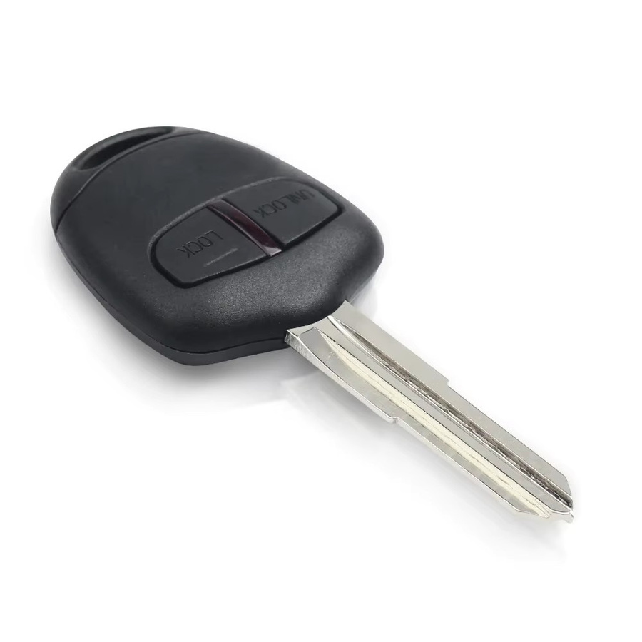 KEYYOU 5er Set Remote Key Shell Gehäuse für Mitsubishi Outlander Grandis Pajero Lancer in Schwarz mit 2 oder 3 Tasten - Bild 2