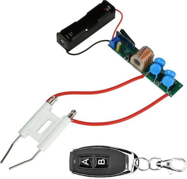 diymore Hochspannungsgenerator DC 3,7 V 25 kV Zündmodul mit 16–20 mm Entladungsabstand für ferngesteuerte Anwendungen - Bild 1