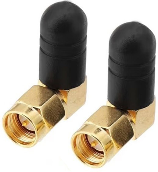 NOWEPOCH Mini WiFi Antenne 2,4 GHz Drahtlose Omni FPV Antenne mit RP SMA Stecker für Mmdvm Netzwerk Router und Racing Drone in Schwarz oder Weiß - Bild 1