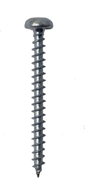 Don Quichotte Spanplattenschrauben aus Stahl, verzinkt, Farbe: Silber, Durchmesser: 4,5 mm, Länge: 50 mm, mit Torx-Antrieb, 200 Stück - Bild 1
