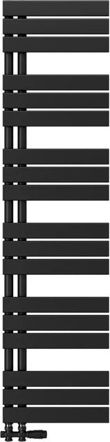Emke Badheizkörper Handtuchwärmer Schwarz B: 40 cm, H: 160 cm, 684W - Bild 1