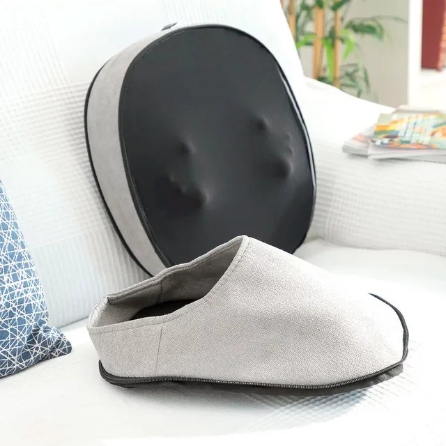 InnovaGoods Futsa Thermisches 2 in 1 Shiatsu-Massagegerät in Grau - Bild 1