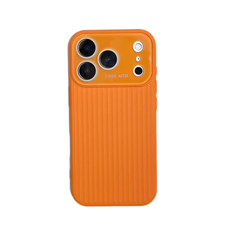 Stoßfeste Kristall-Nano-Handyhülle mit Streifen-Design für Apple iPhone 17, 16, 15, 14, 13, 12 Pro Max in Matt, Transparent, Schwarz oder Orange - Bild 2