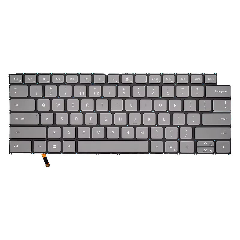 Beleuchtete Tastatur für Dell Latitude 3320 3420 Vostro 13 5310 5320 14 5410 5415 5418 in Schwarz mit US-Layout - Bild 1