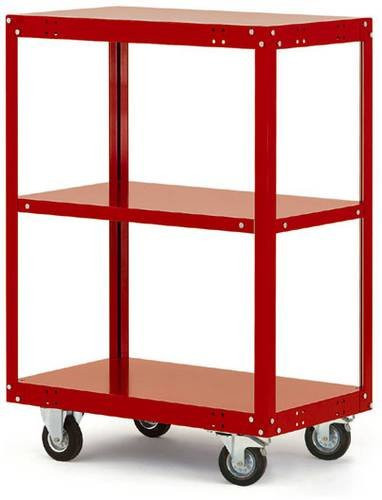 Manuflex Etagenwagen TRANSOMOBIL TP4012.7035 in Lichtgrau (RAL 7035) aus Stahl - Bild 1